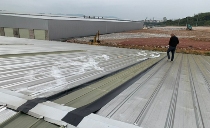 荔湾厂房屋面防水维修案例